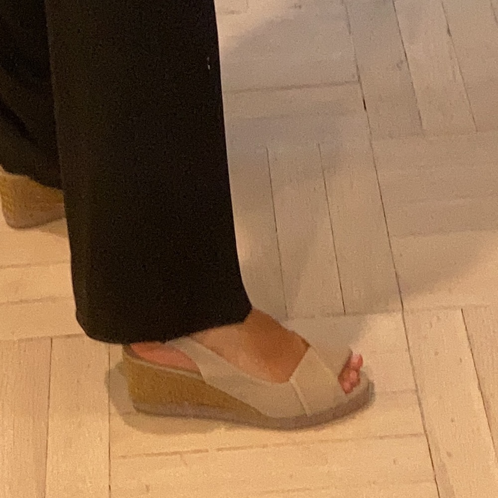 Castaner Beige Espadrille Wedge Sandals - Picture 5 of 6